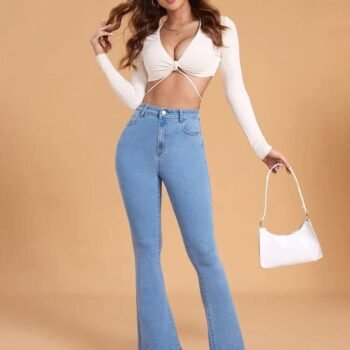High Waist Bootcut Jeans