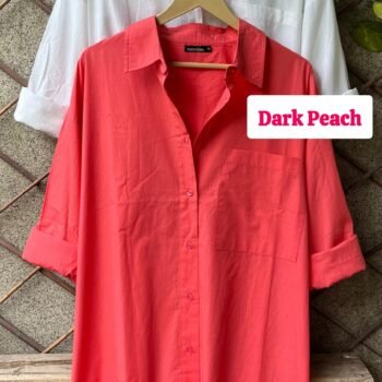 Long Cotton Shirts – Hip-Covering Length (Plus Size)